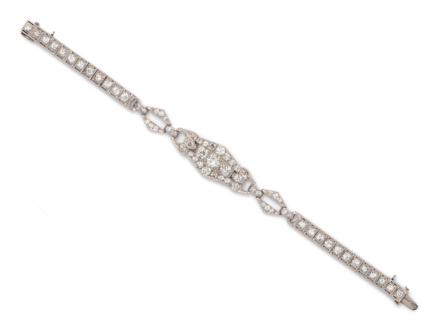 ART DECO, DIAMOND BRACELET