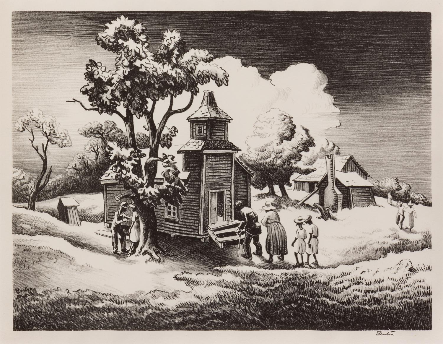 Thomas Hart Benton, (American, 1889-1975), Sunday Morning, 1939