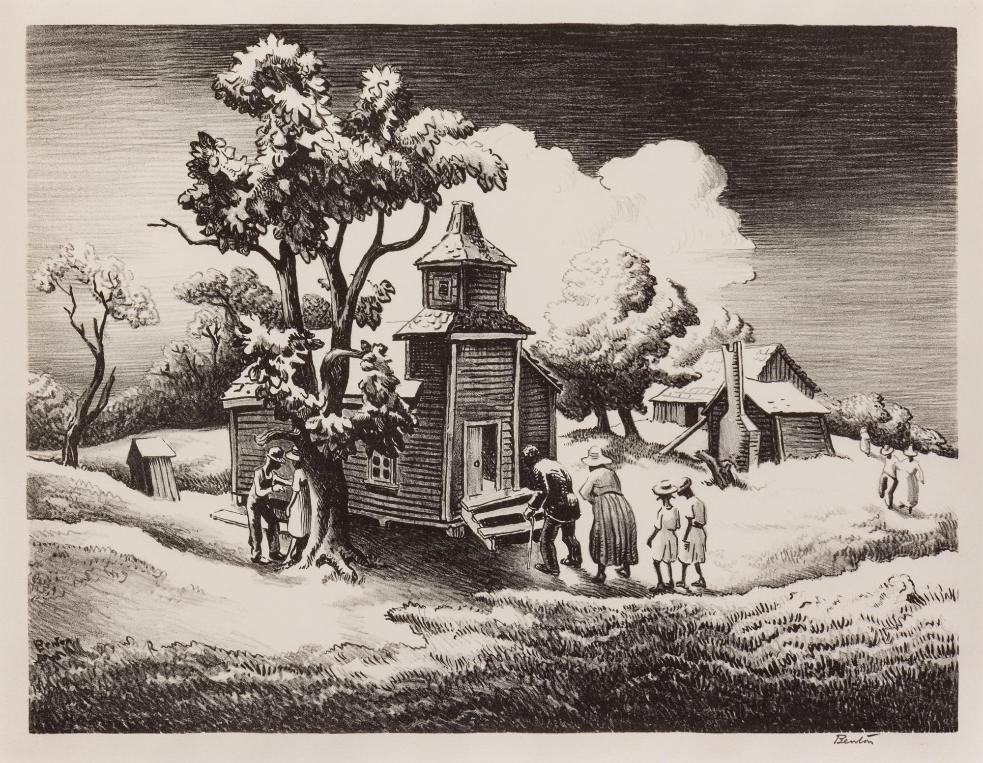 Thomas Hart Benton, (American, 1889-1975), Sunday Morning, 1939
