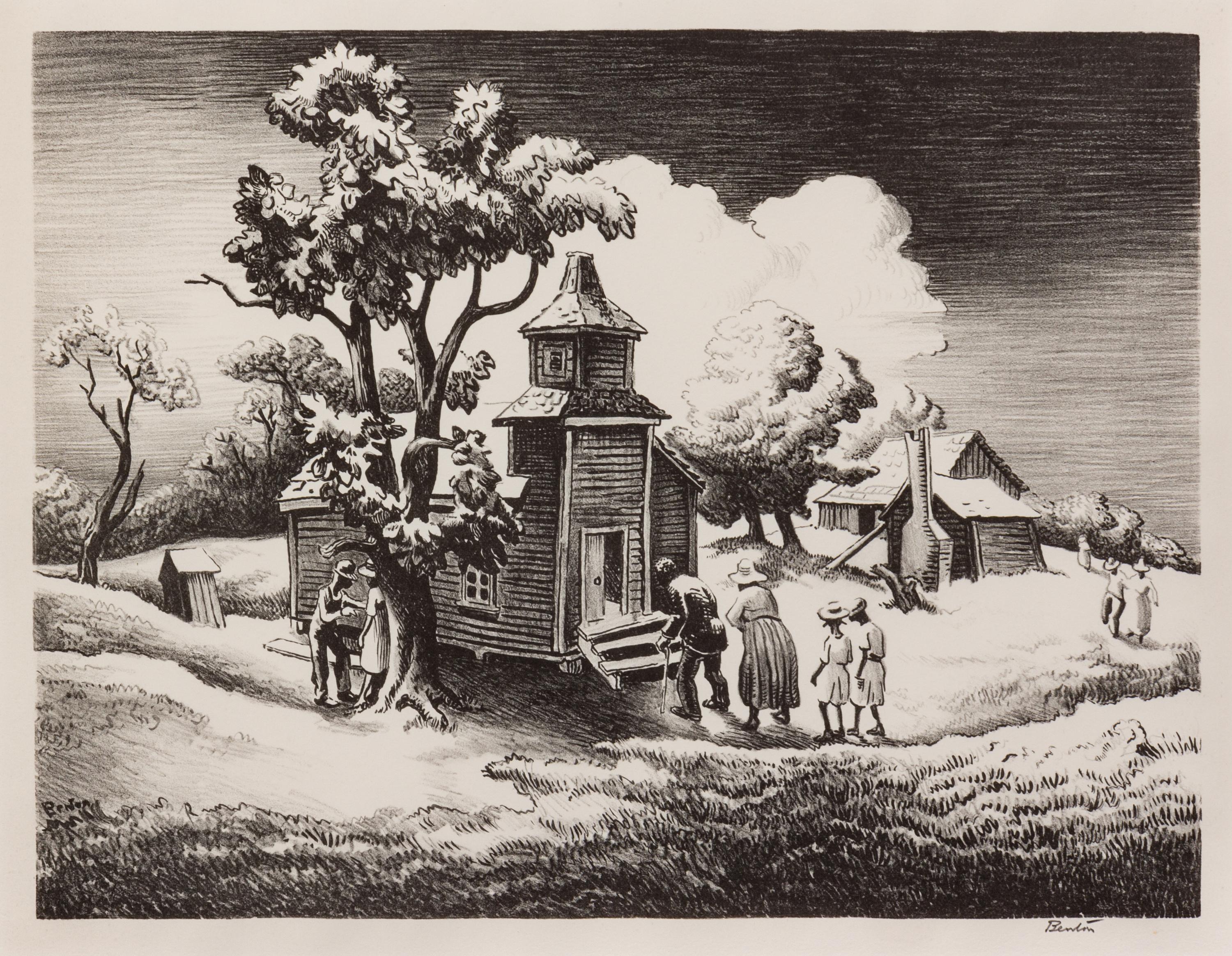 Thomas Hart Benton, (American, 1889-1975), Sunday Morning, 1939