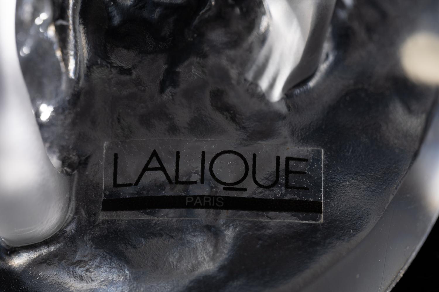 Two Lalique Glass Articles