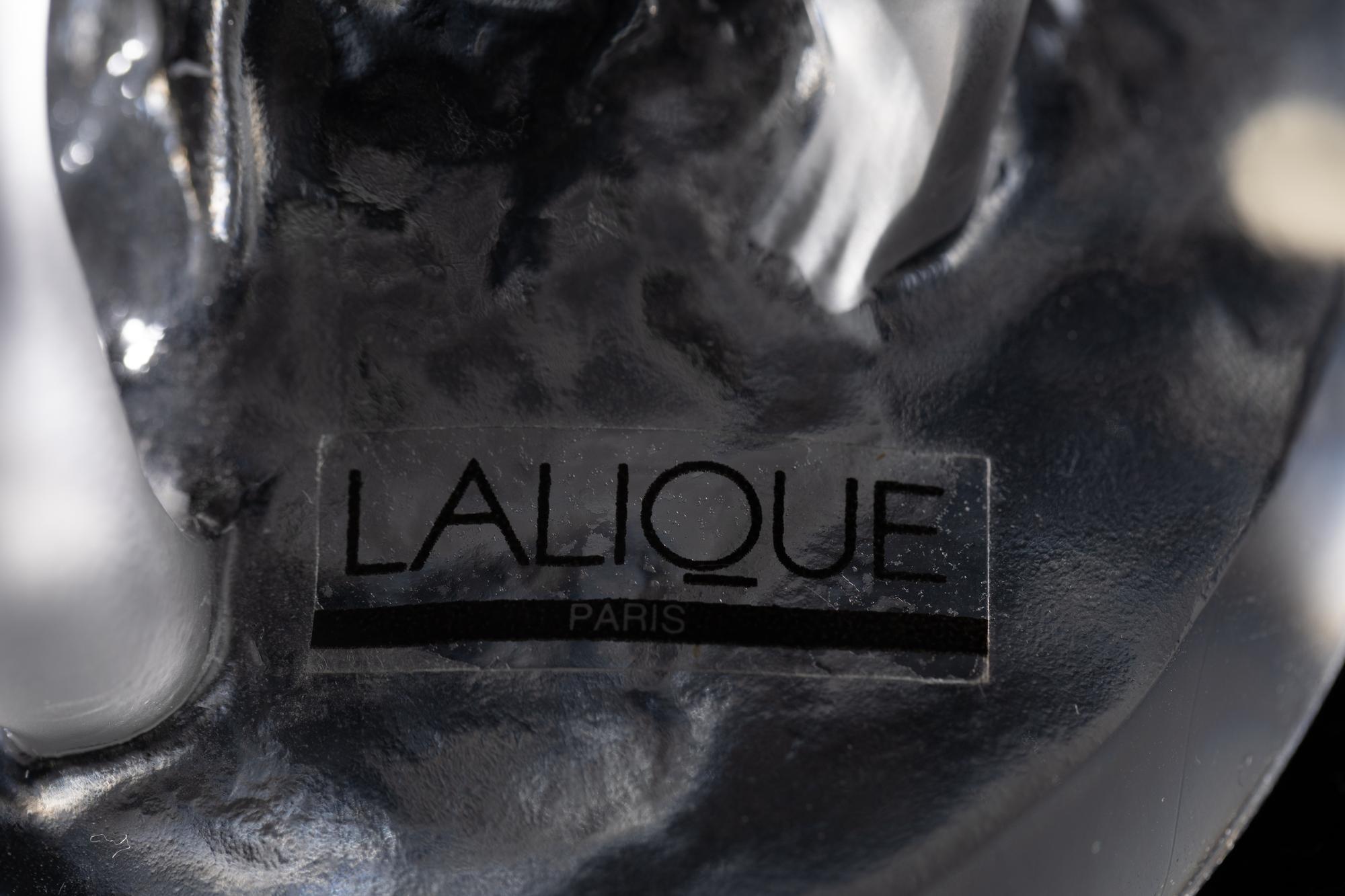 Two Lalique Glass Articles