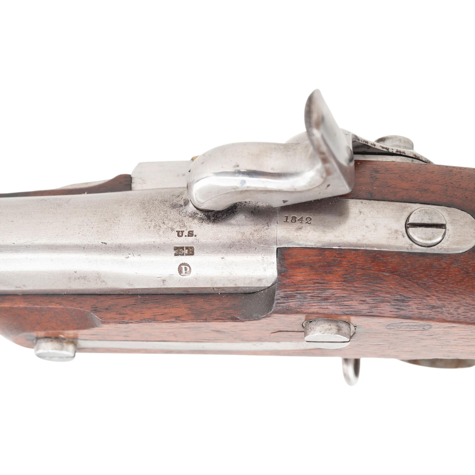 Rare Arsenal Percussion Altered & Rifled US Model 1840 Musket by Pomeroy