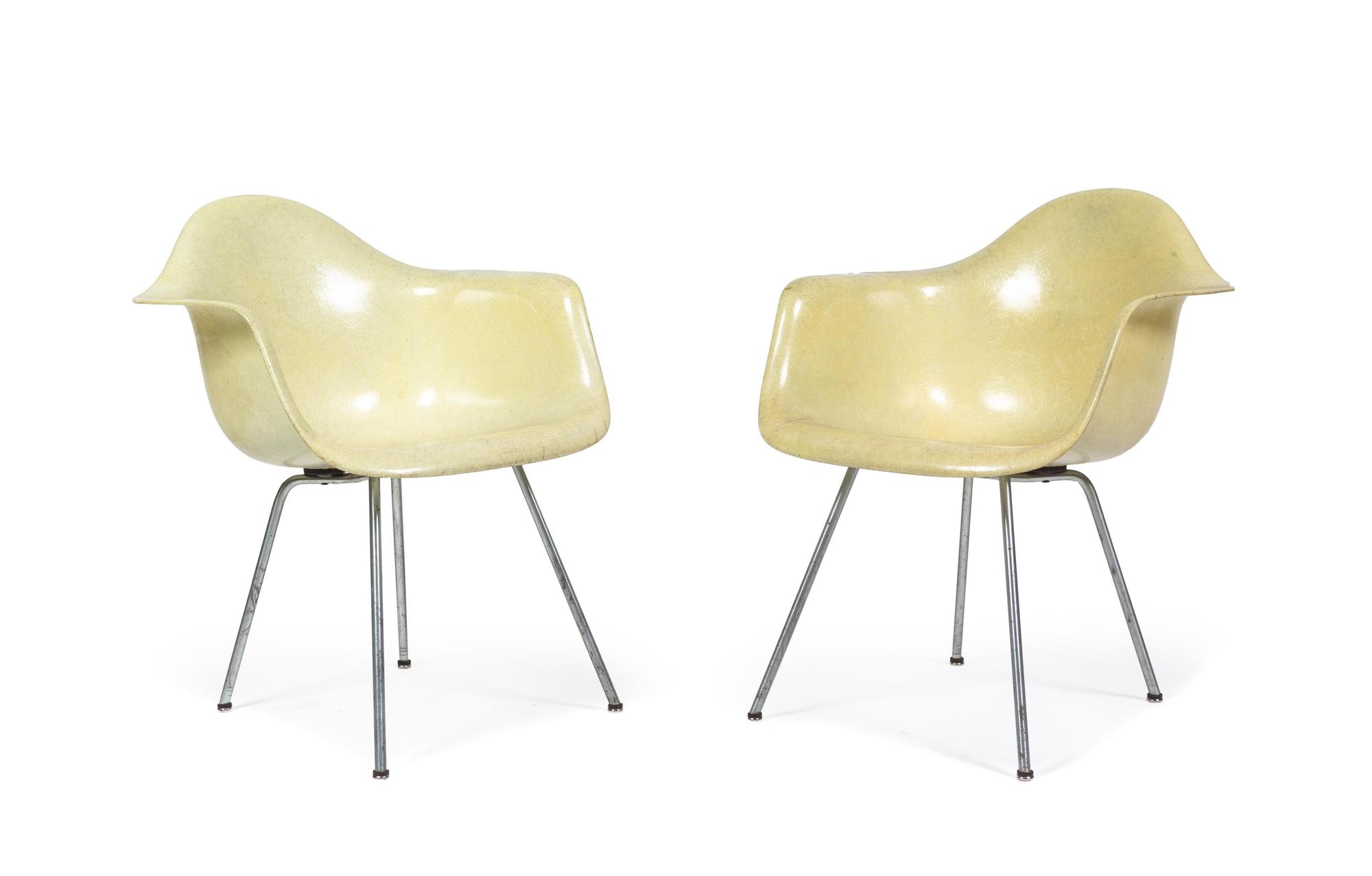 Pair of Rope Edge Chairs Zenith-Herman Miller, USA
