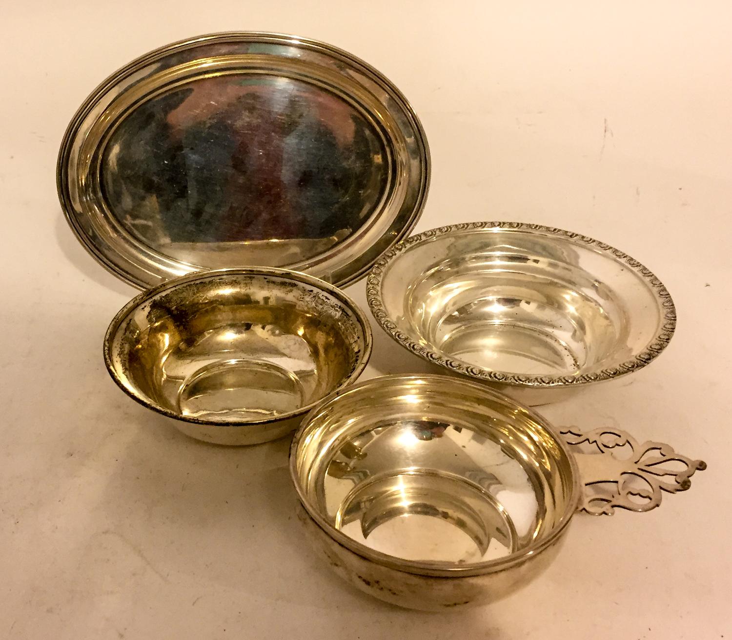 Four American Silver Articles Width of widest 8 1/4 inches. — 20TH CENTURY