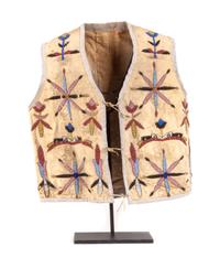 Northern Plains Santee Sioux Beaded Vest