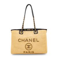 Chanel, Woven Raffia Tote