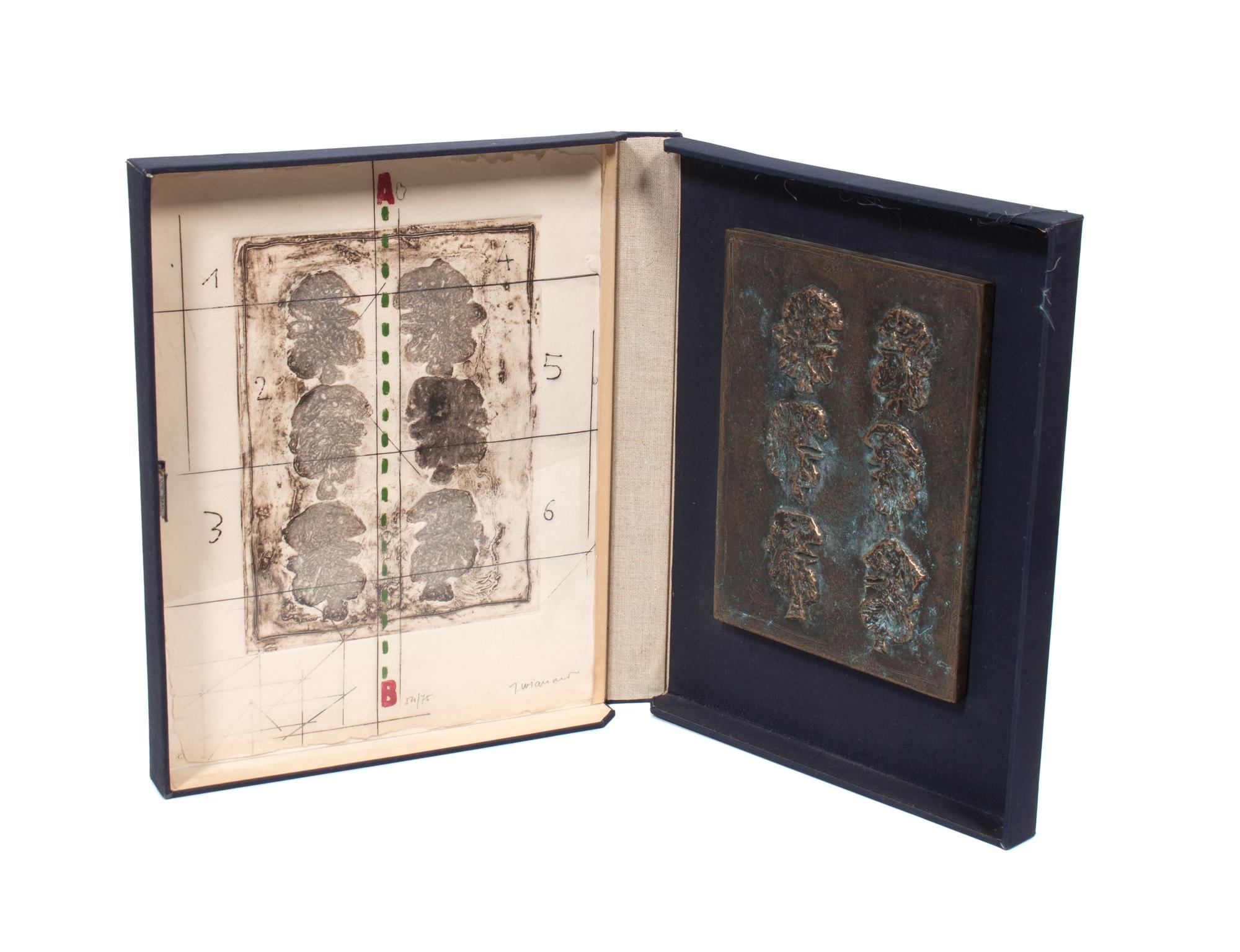 James Coignard, (French, 1925-2008), Six Occupants, (encased in a hardcover portfolio)