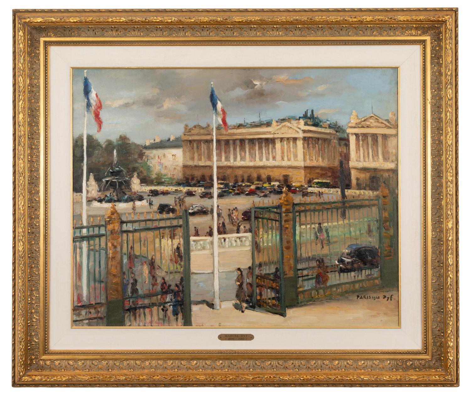 La Place de la Concorde, Paris , 1948