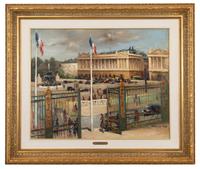 La Place de la Concorde, Paris , 1948