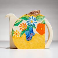 Clarice Cliff (English, 1899–1972) — Petunia pattern , Set of Ten Items
