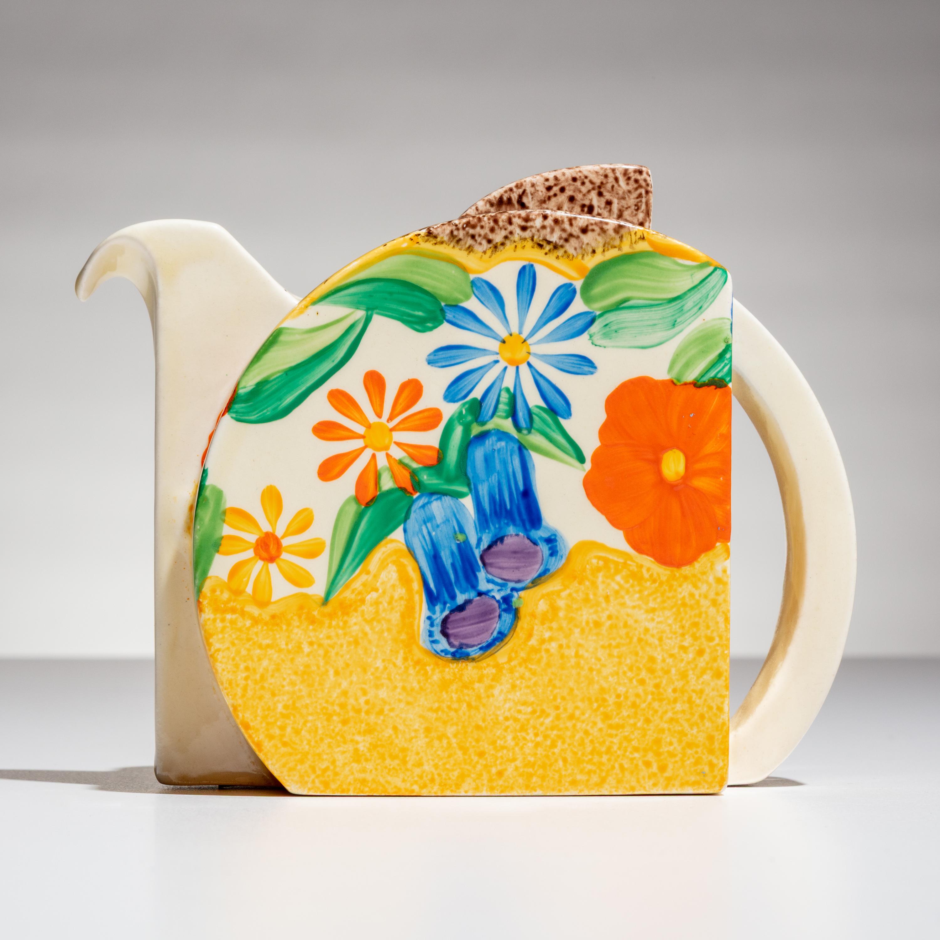 Clarice Cliff (English, 1899–1972) — Petunia pattern , Set of Ten Items