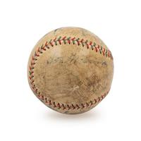 A Significant Signed Baseball Featuring Babe Ruth, Lou Gehrig and Hank Aaron (Beckett Authentication Services Letter)