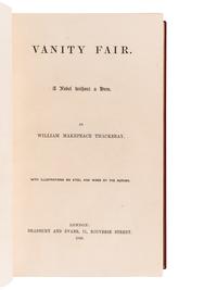 [BINDING -- SANGORSKI & SUTCLIFFE]. THACKERAY, William Makepeace (1811-1863). Vanity Fair . London: Bradbury and Evans, 1848.
