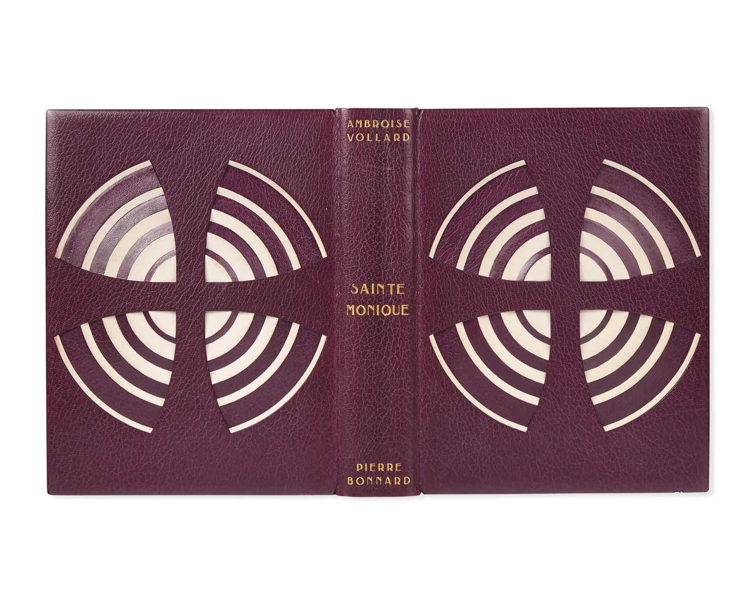 [Fine Bindings] [Bonet, Paul] Vollard, Ambroise, and Pierre Bonnard. Sainte Monique
