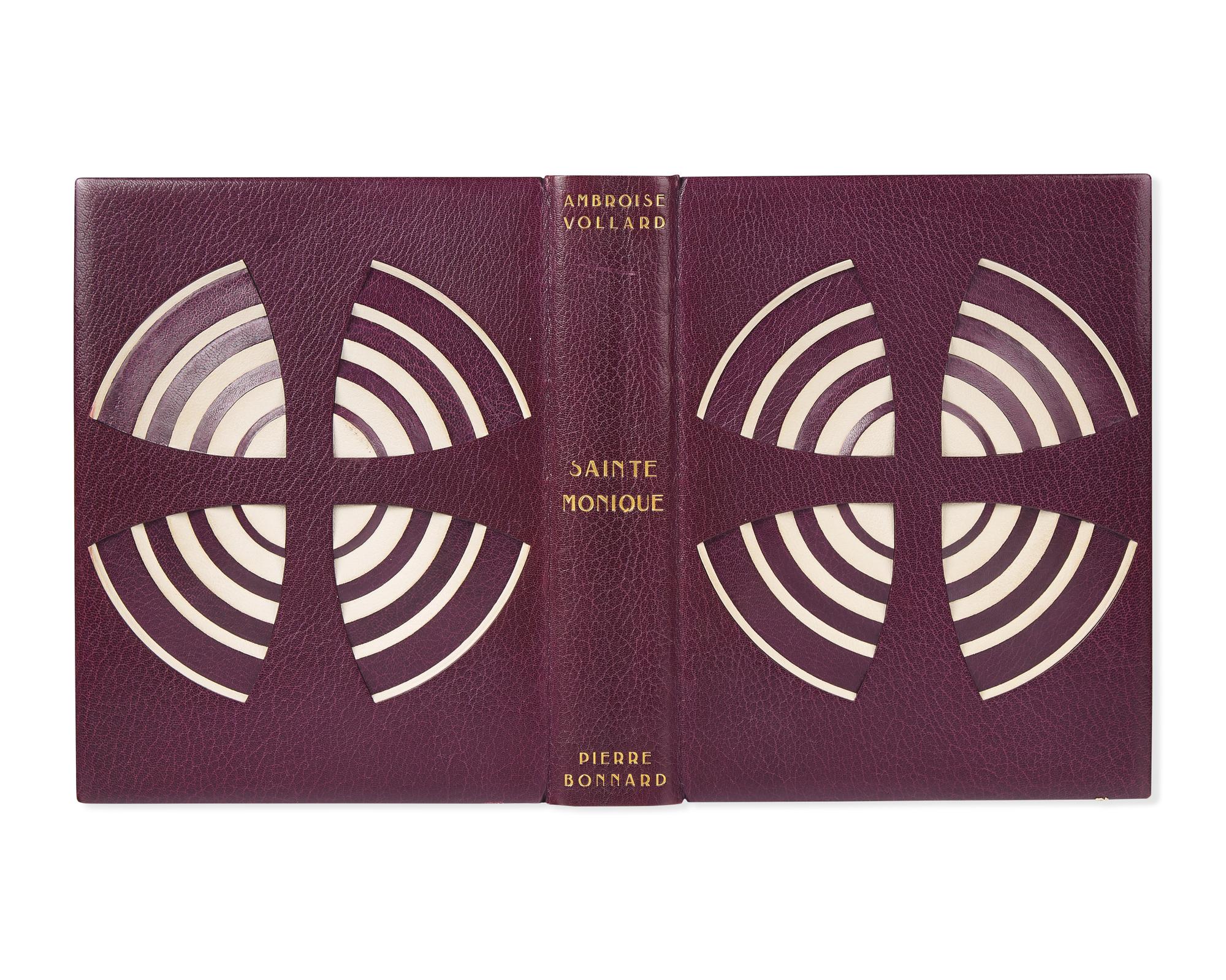 [Fine Bindings] [Bonet, Paul] Vollard, Ambroise, and Pierre Bonnard. Sainte Monique