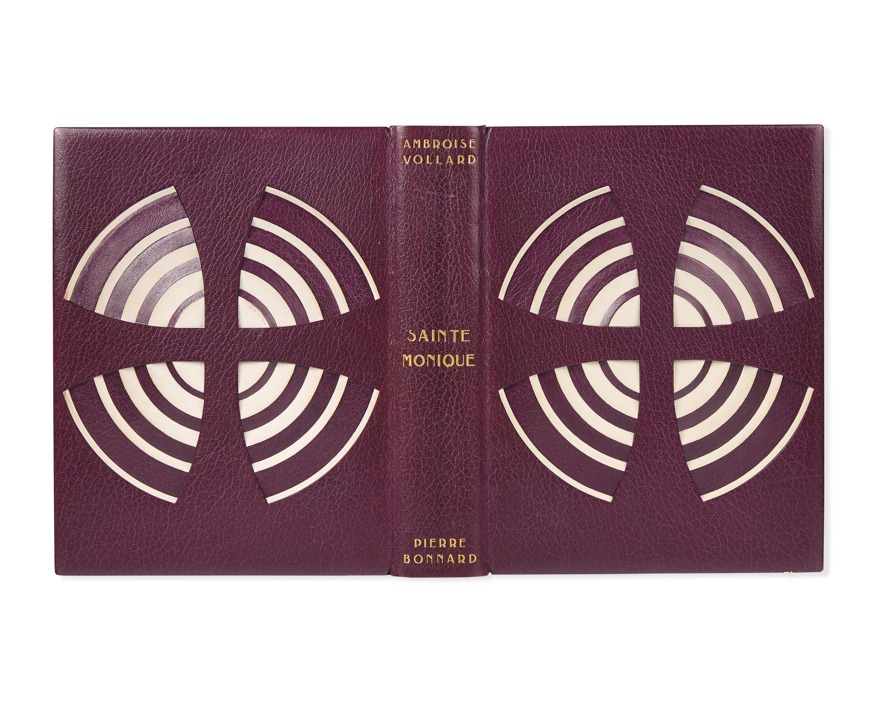 [Fine Bindings] [Bonet, Paul] Vollard, Ambroise, and Pierre Bonnard. Sainte Monique