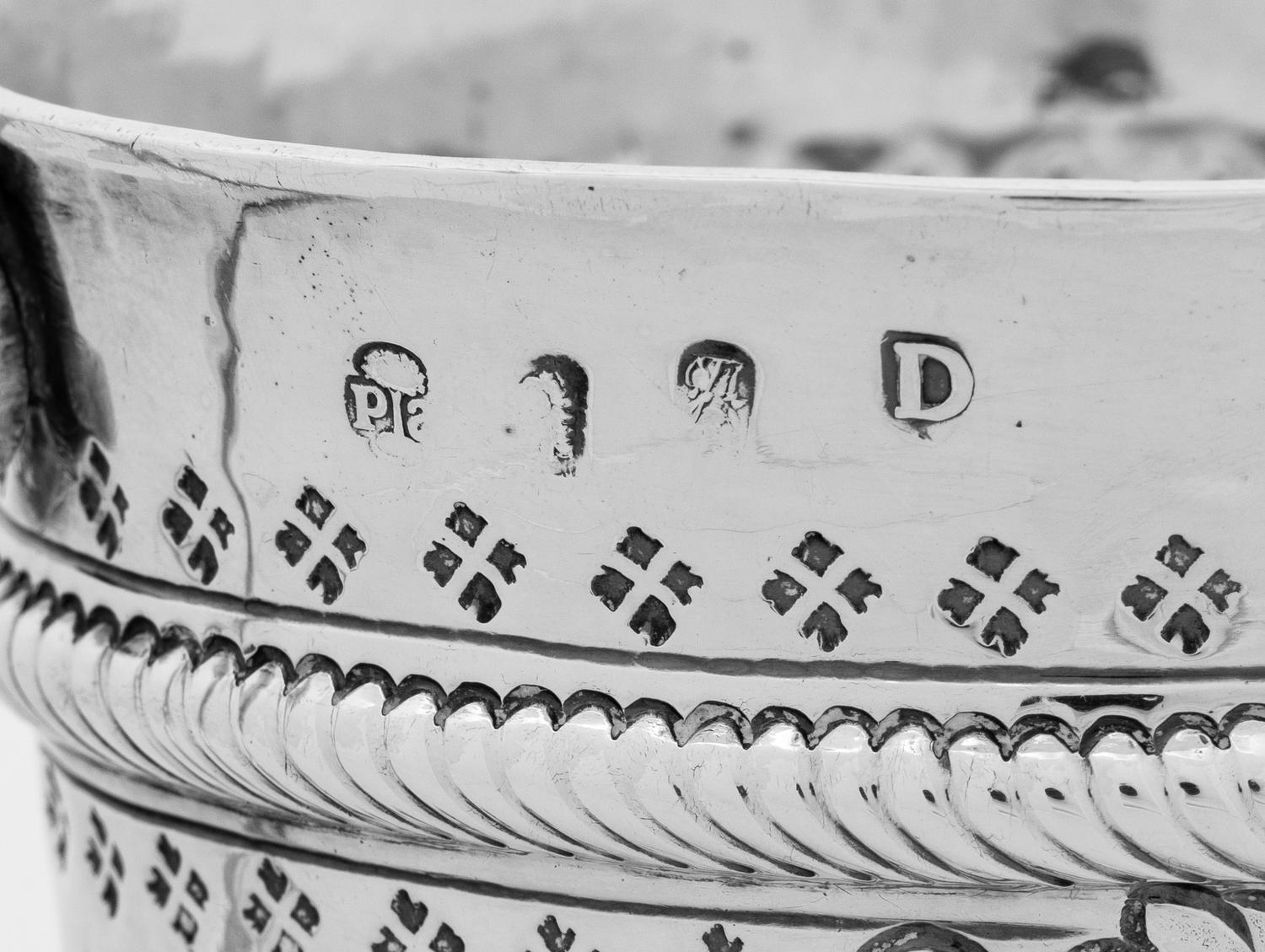 A George I Britannia Silver Caudle Cup