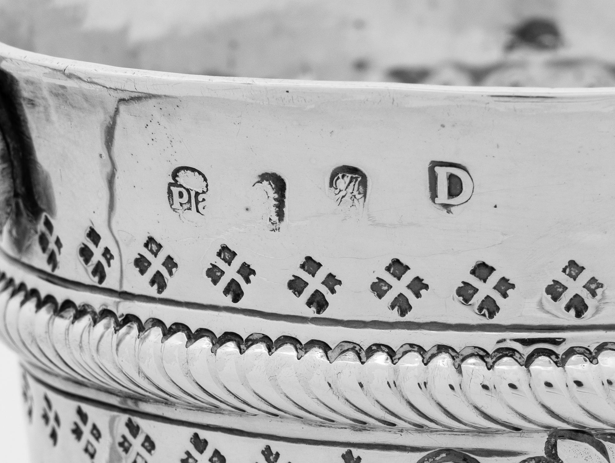 A George I Britannia Silver Caudle Cup