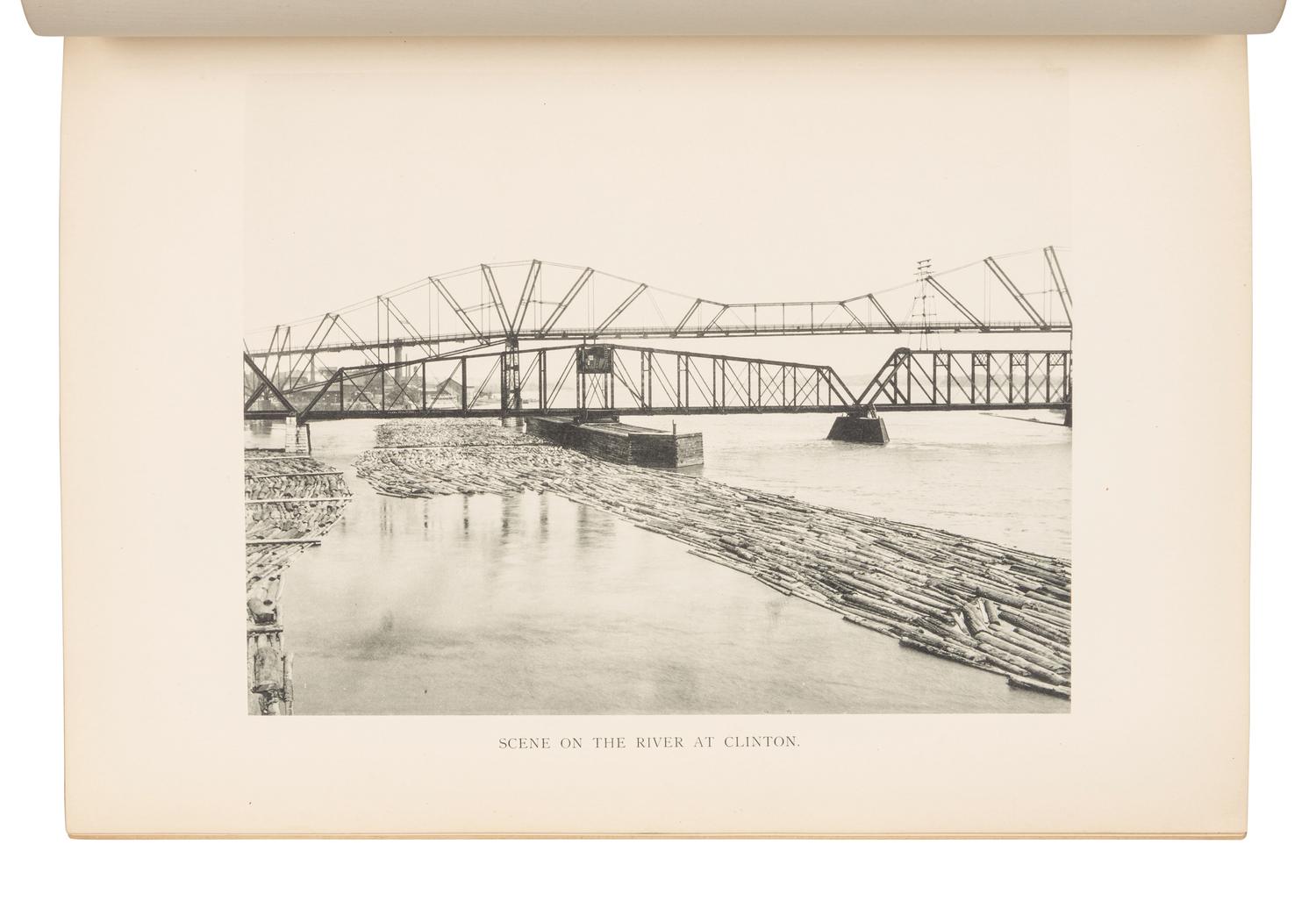 [PHOTOGRAPHY -- MISSISSIPPI RIVER]. Art Work of the Valley of the Mississippi from La Crosse, Wisconsin to Keokuk, Iowa . Oshkosh: Art Photogravure Co., 1899.