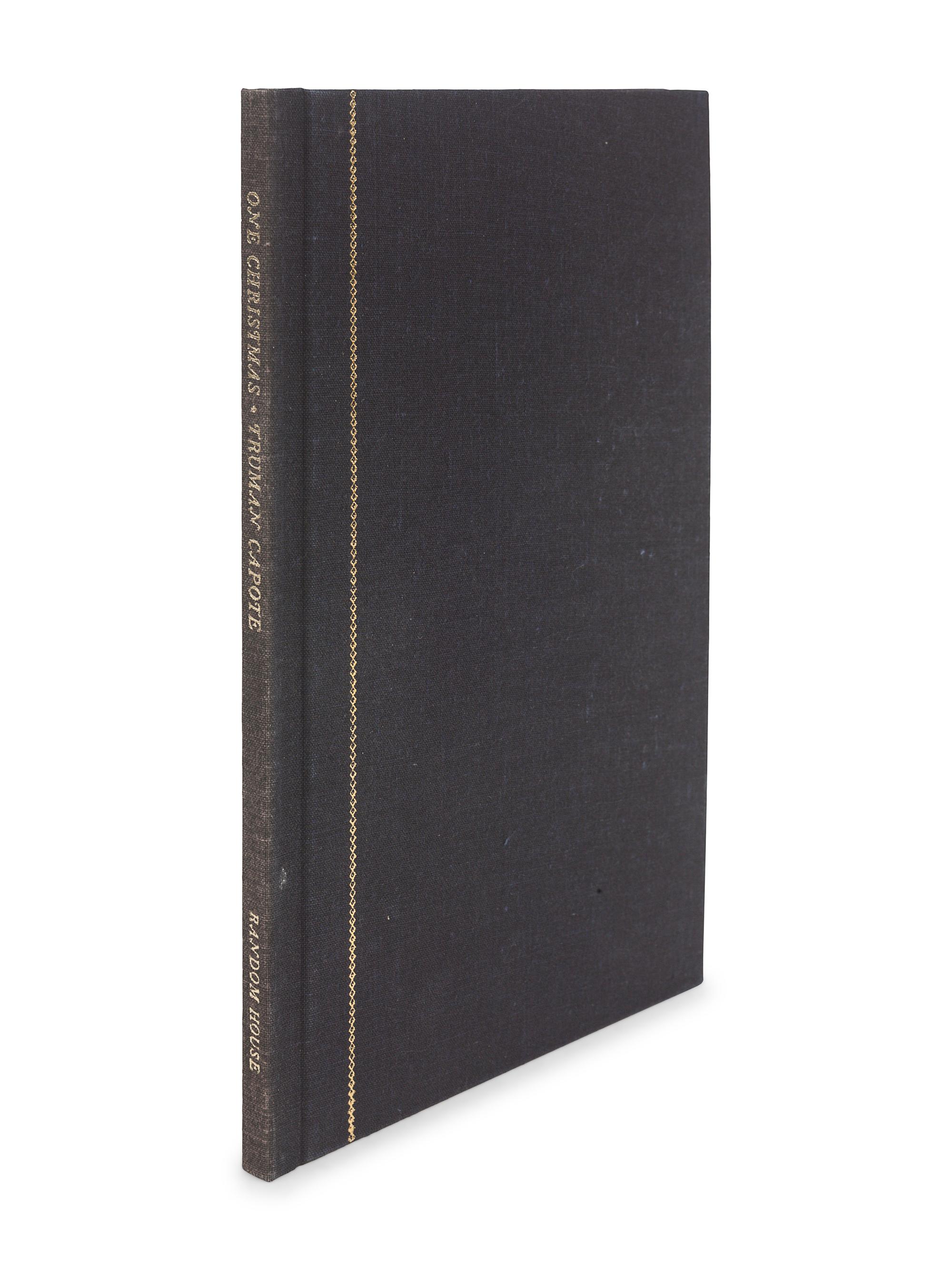 [CAPOTE, Truman (1924-1984)]. A group of 3 FIRST EDITIONS, SIGNED BY CAPOTE, comprising:
