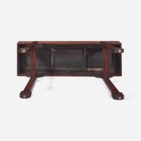 A Chinese carved hardwood side table