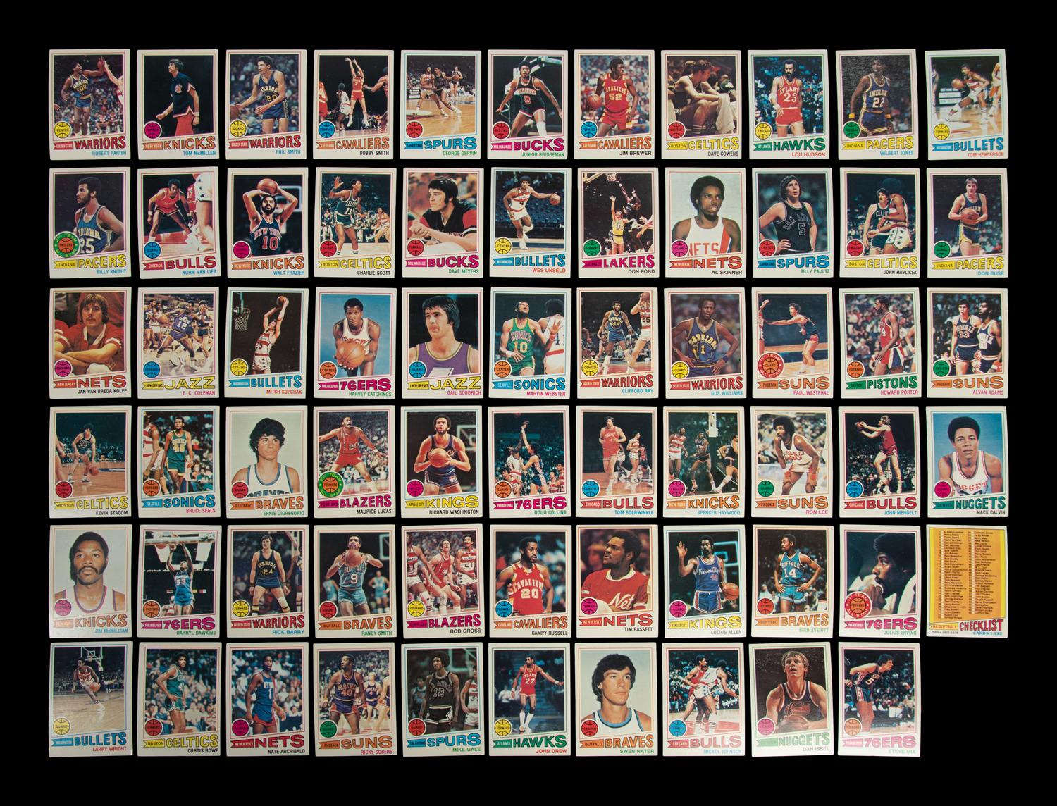 A Complete Set of 1977-78 Topps Basketball Cards,