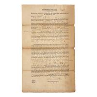 [American Revolution] Group of 2 Documents Related to Revolutionary War Pensions: For a Soldier who Helped Establish West Point Military Academy and a Soldier who Defended West Point as a Fortress
