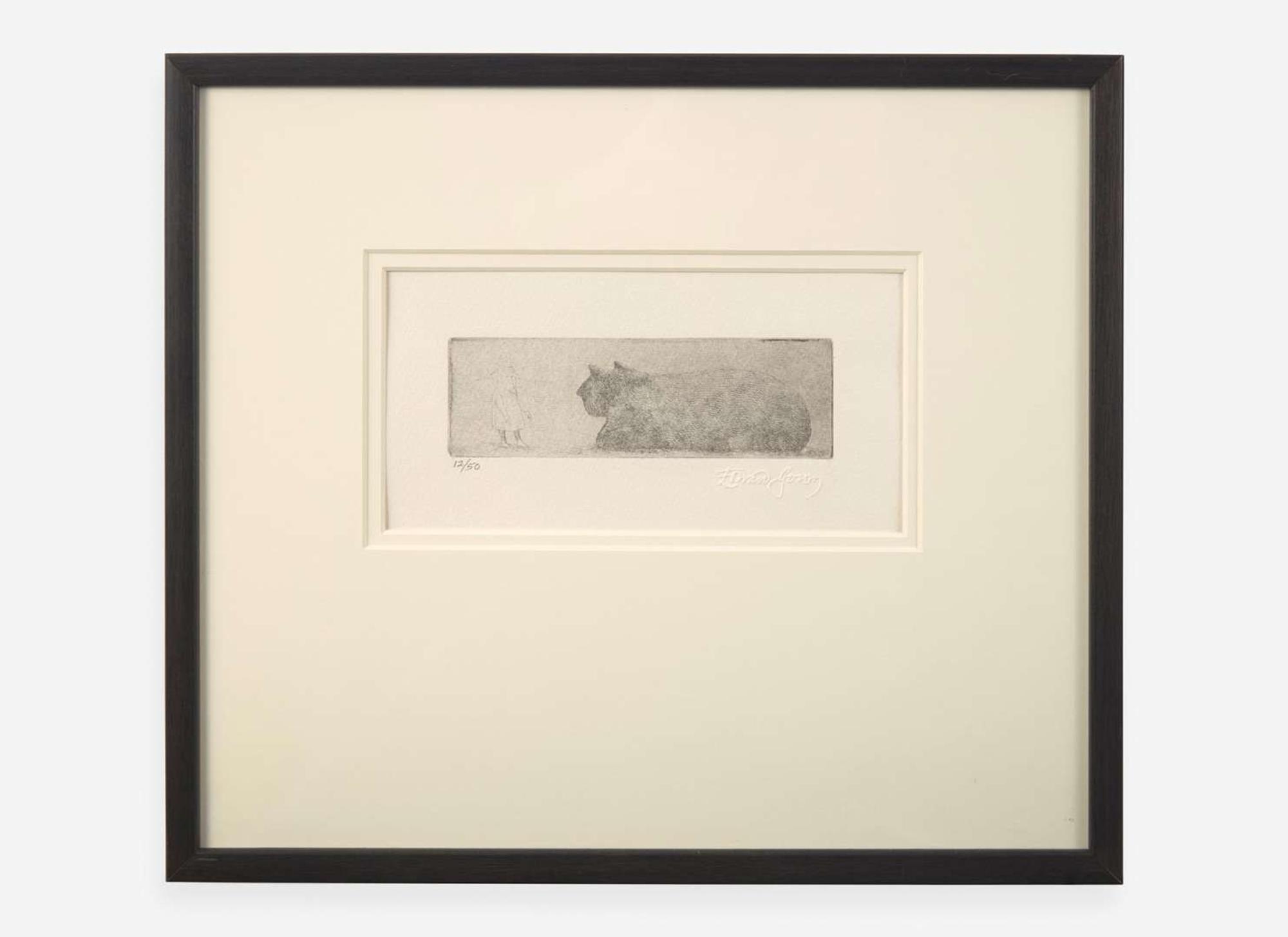 [Children's & Illustrated] Gorey, Edward: Group of 8 Framed Posters and Prints
