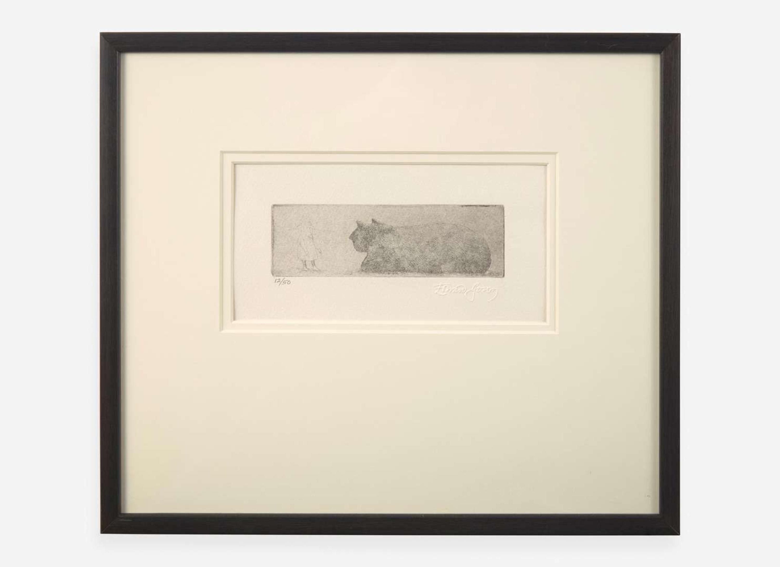[Children's & Illustrated] Gorey, Edward: Group of 8 Framed Posters and Prints