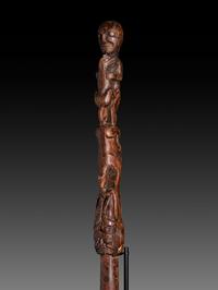 Northwest Coast Carved Speaker Staff
