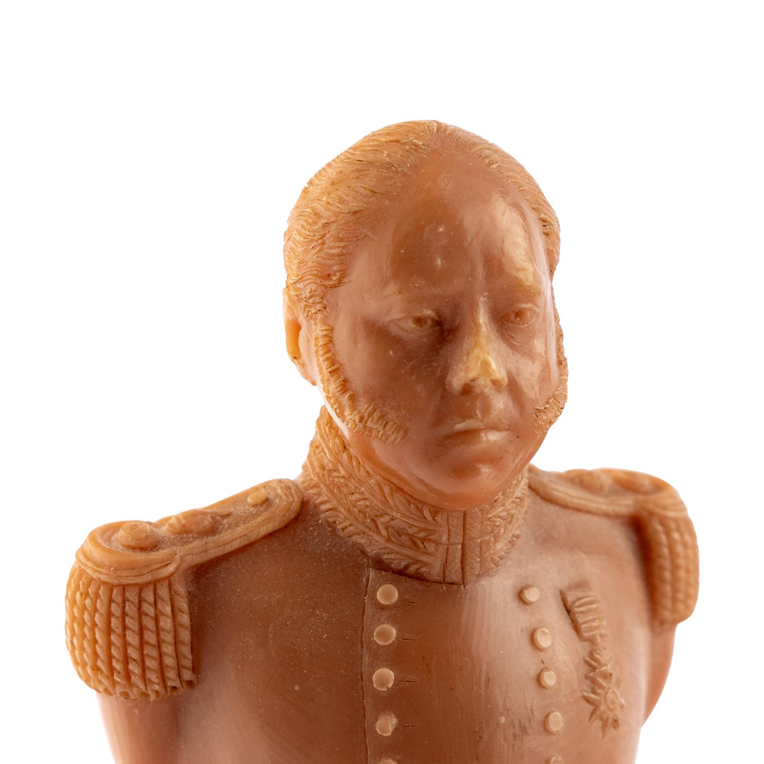 Three Wax Portrait Busts