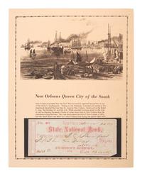 [BUSINESS - LOUISIANA]. Extensive group of 800+ checks & stock certificates, many from Louisiana.