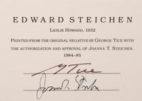 A group of five photographs (from In The Studio printed by George Tice with labels signed by George Tice and Joanna Steichen)