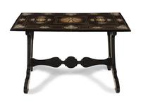 A North Italian Marquetry Trestle Table