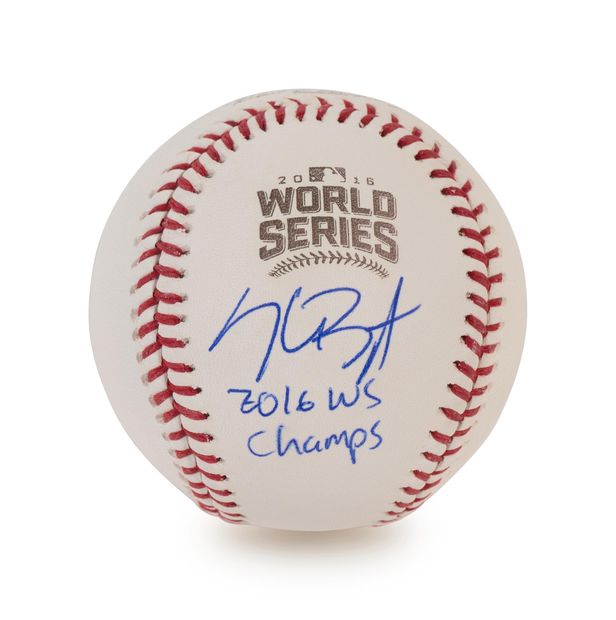 A Kris Bryant Chicago Cubs 2016 World Series Champions Signed Autograph Baseball (Fanatics Authentic),