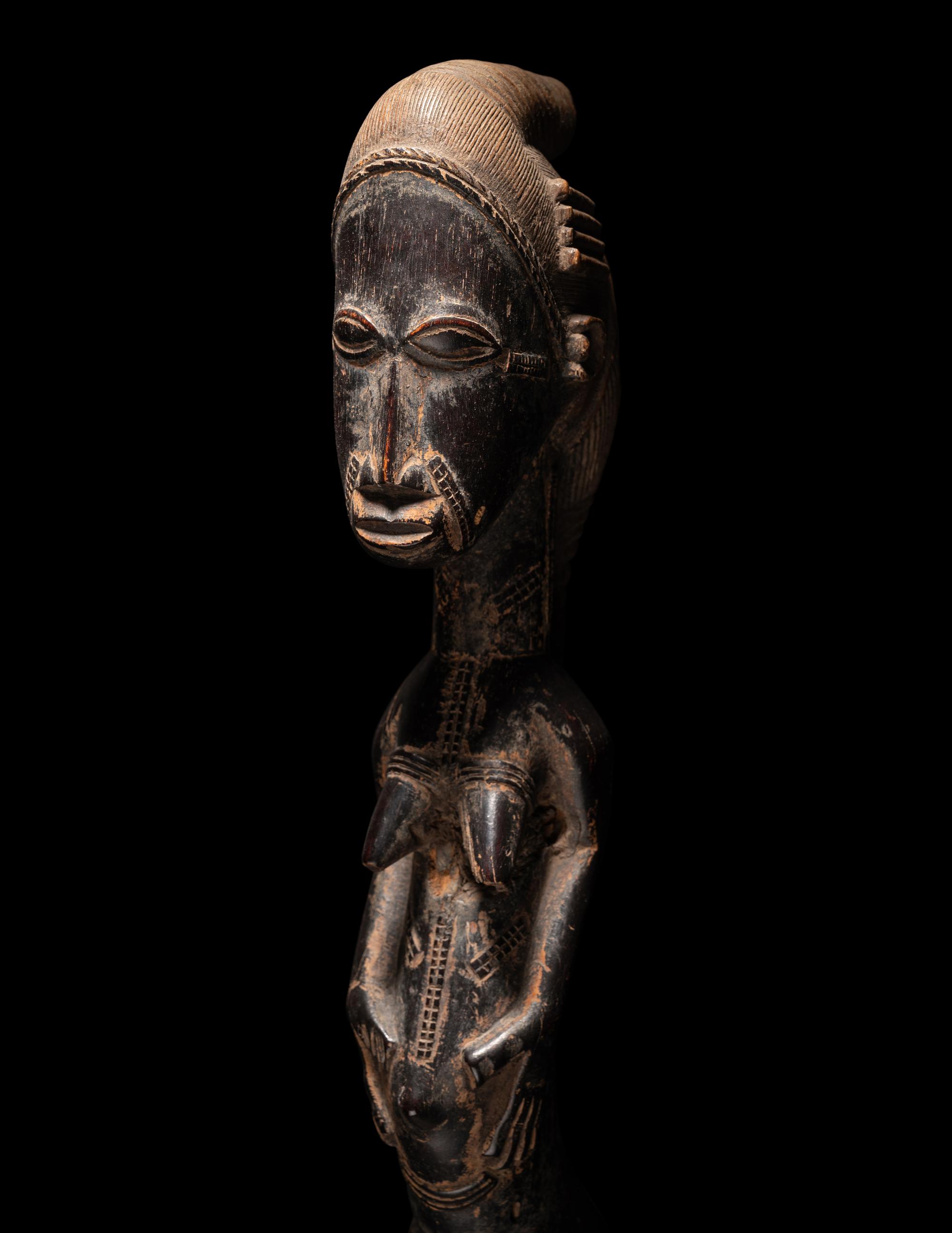 Four African Wood Figures