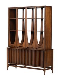 A Broyhill Brasilia Walnut Wall Unit/Room Divider