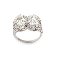 TWIN STONE DIAMOND RING