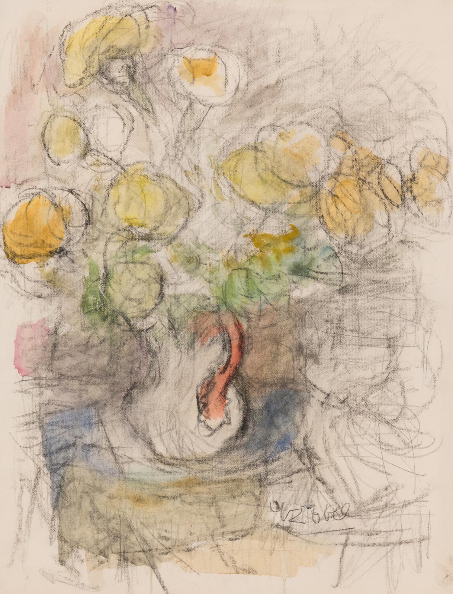 Flowers in a Pitcher , 1969