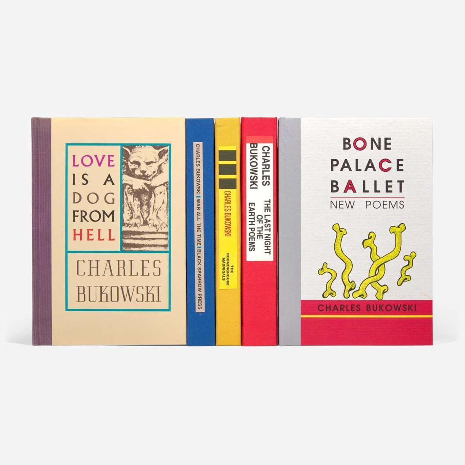 [Counter-Culture] Bukowski, Charles Group of 5 Volumes of Collected Poetry
