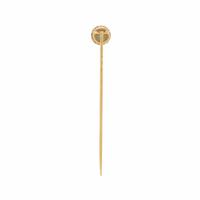Diamond and Yellow Gold Stick Pin