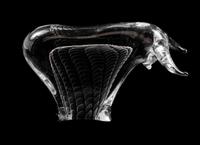 A Swedish Glass Figure of a Bull