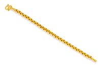 A High Karat Yellow Gold Link Bracelet,
