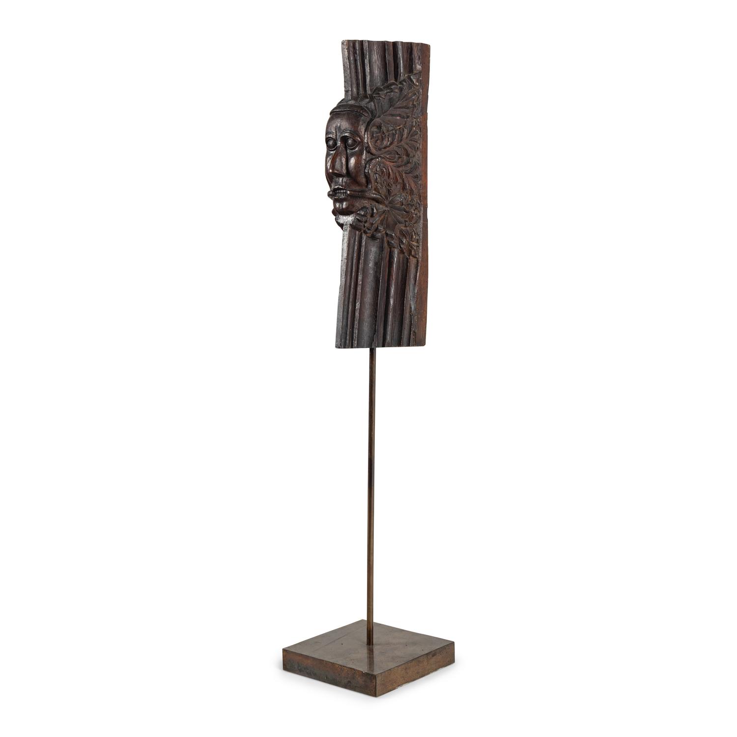 An English Carved Oak Architectural Element