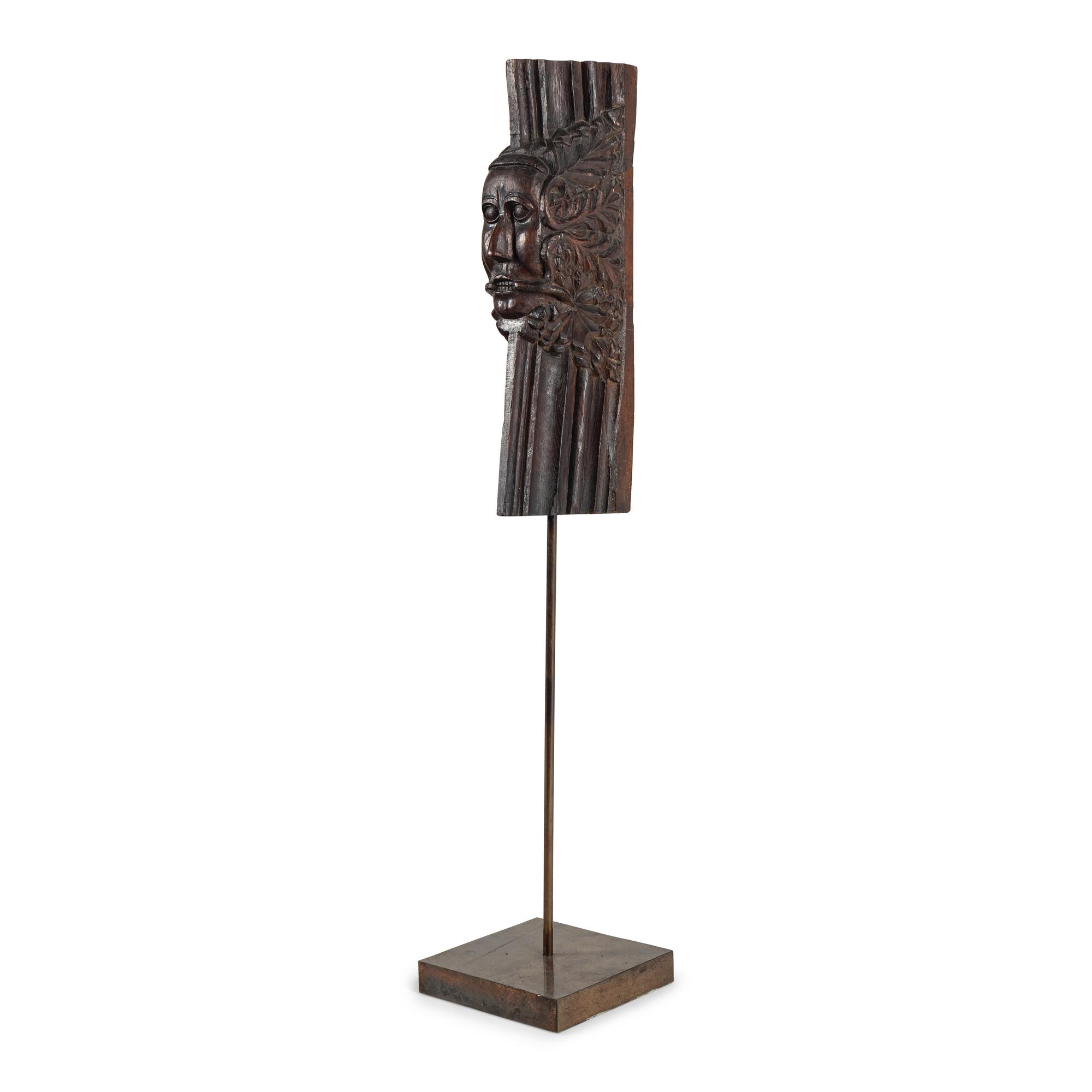 An English Carved Oak Architectural Element