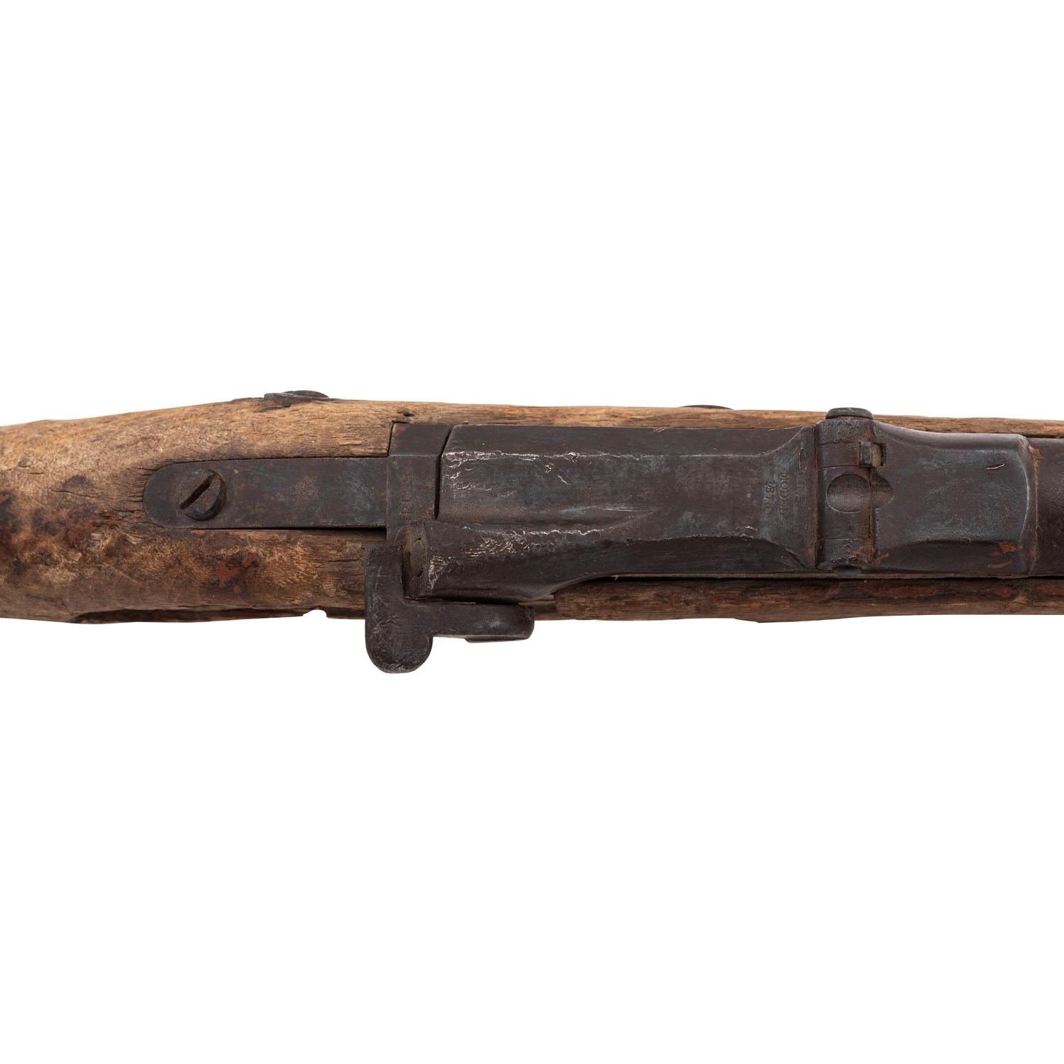 Cut Down Relic Native-Used U.S. Model 1873 Trapdoor Rifle
