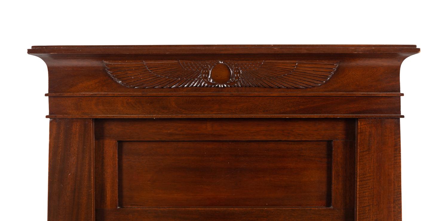 An Egyptian Revival Throne Chair