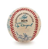 A Group of Four San Francisco Giants Signed Baseballs Including Barry Bonds (1996 Team Signed), Bobby Bonds, Orlando Cepeda and Willie Mays