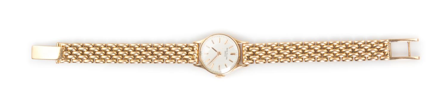An 18 Karat Yellow Gold Wristwatch, Patek Philippe, 22.70 dwts.